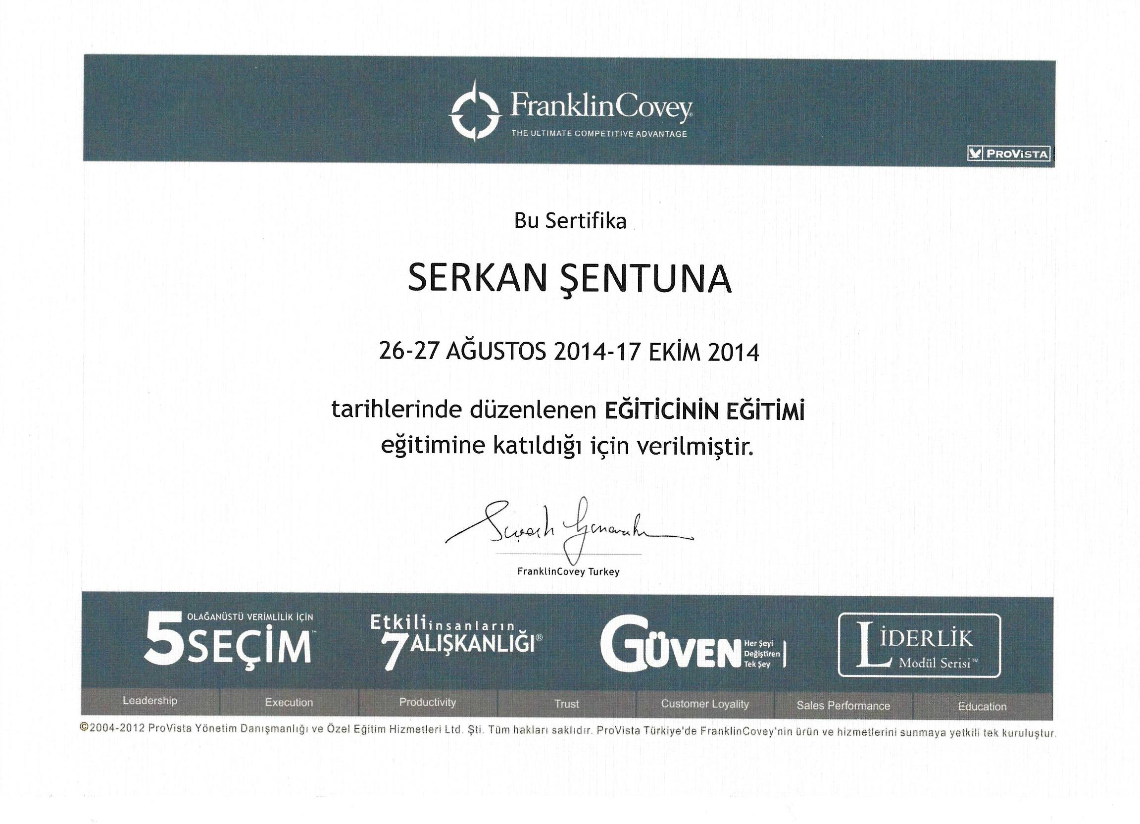 Eğiticinin Eğitimi